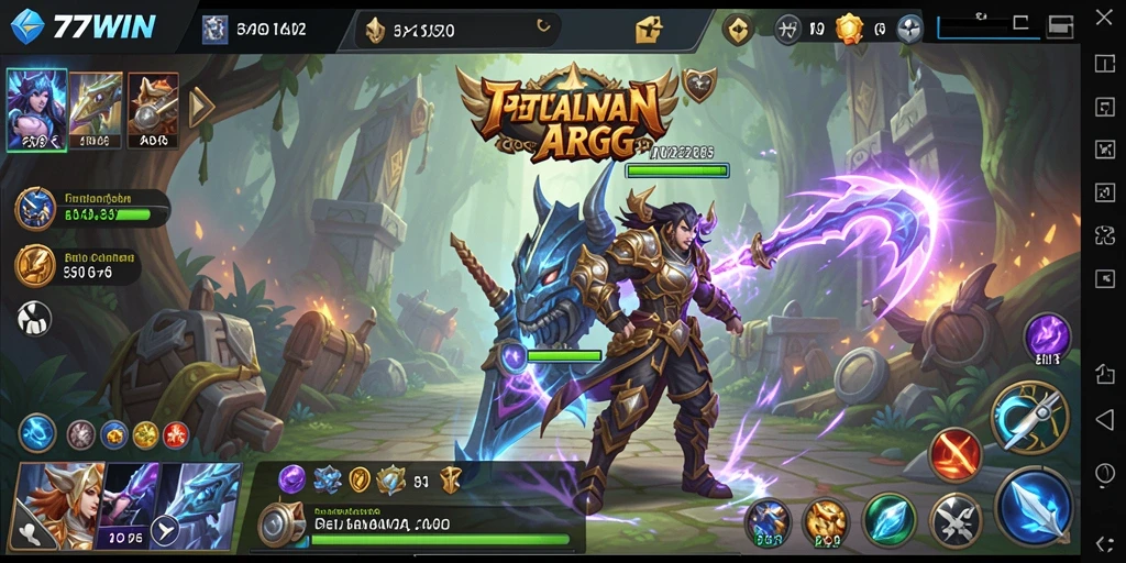 Tangkapan layar yang menunjukkan aksi mendebarkan dalam gameplay ARPG.