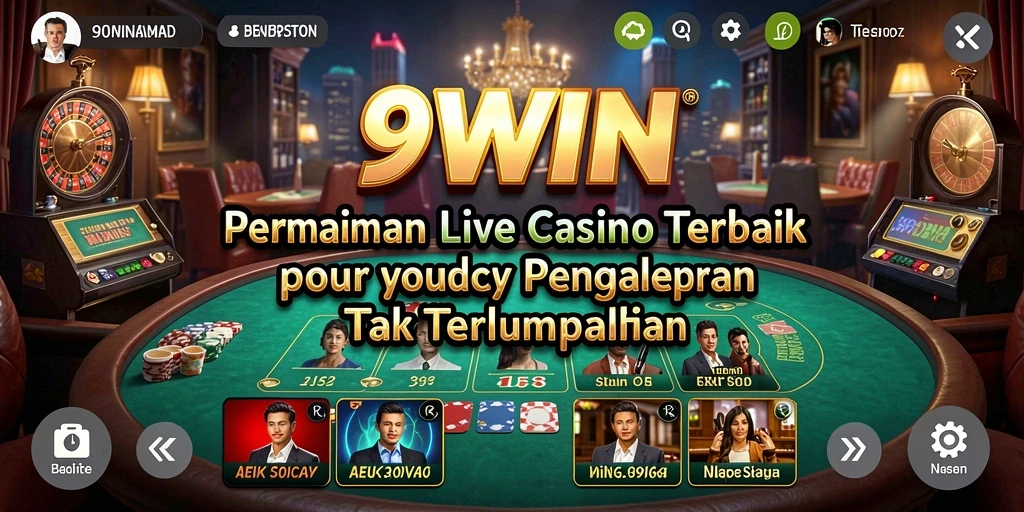 Gameplay Live Casino di 9WIN yang menegangkan dan interaktif.
