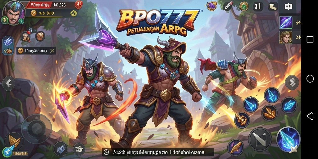 Tampilan menarik dan aksi seru dalam gameplay BPO777.