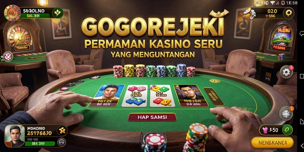 Tampilan gameplay GOGOREJEKI yang mengasyikkan dan menarik perhatian.