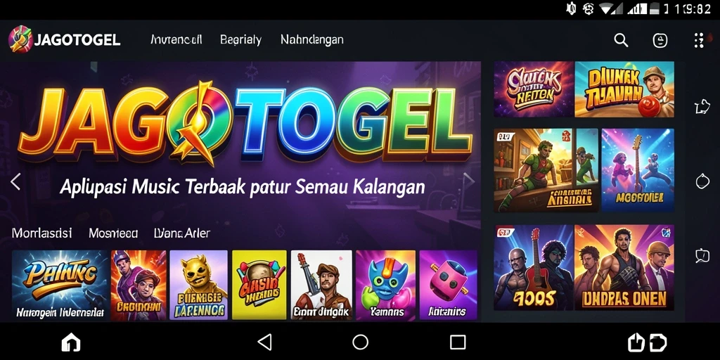 Tampilan gameplay interaktif JAGOTOGEL menghadirkan pengalaman musik yang unik.
