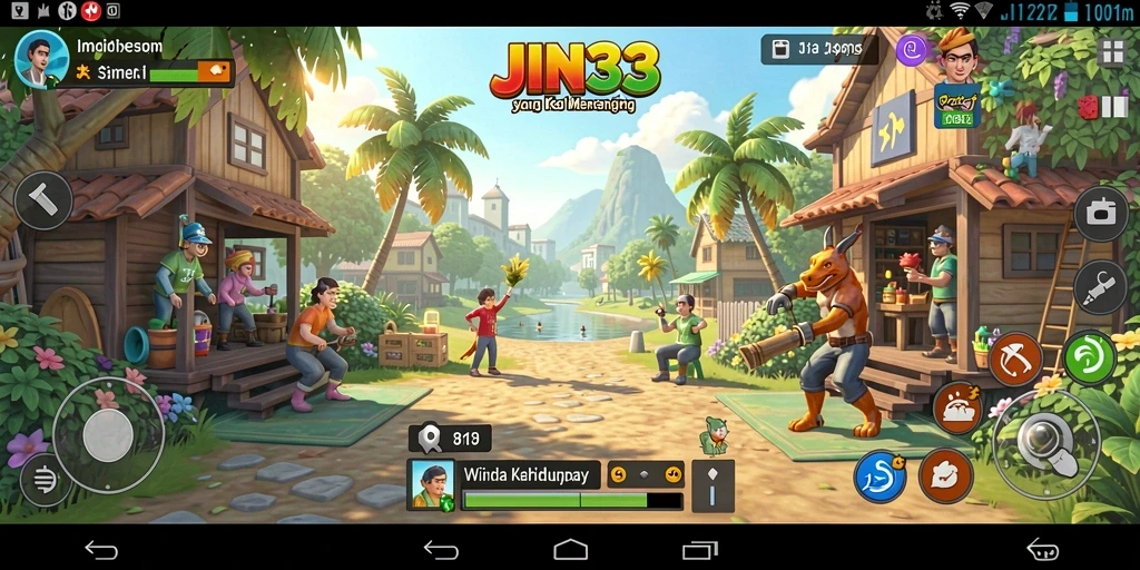 Tampilan gameplay JIN33 yang menawan dalam dunia simulasi.