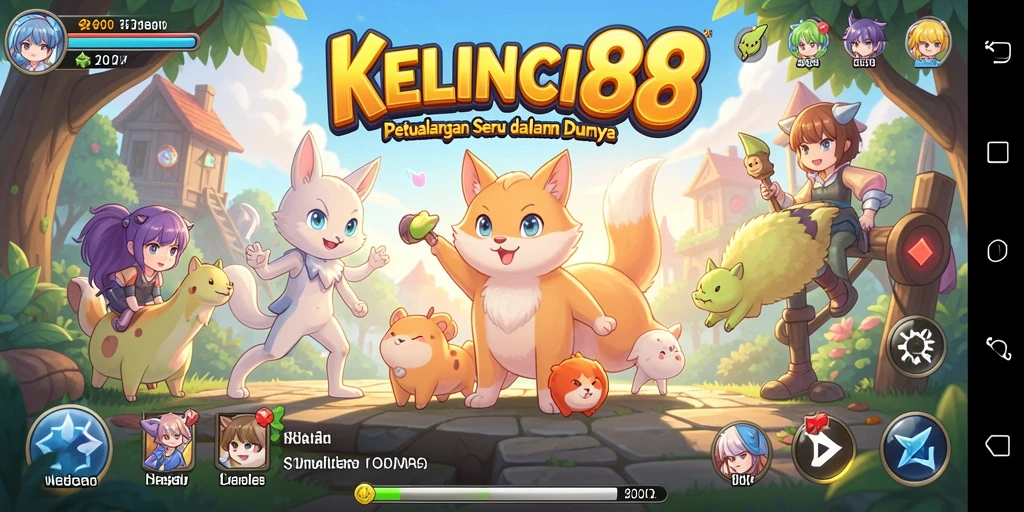 Screenshot KELINCI88 menunjukkan aksi seru dalam dunia Anime yang penuh warna.