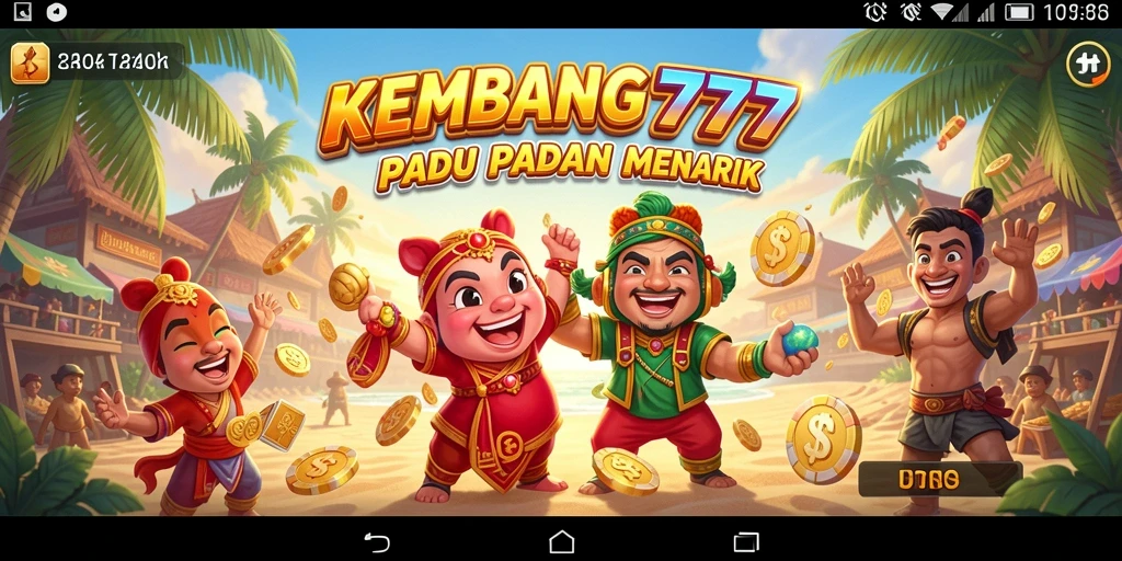 Gameplay seru KEMBANG777 di level Match-3 yang menantang.