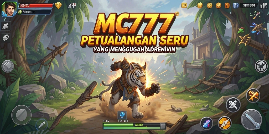 Gameplay seru dalam MC777, penuh dengan tantangan petualangan.