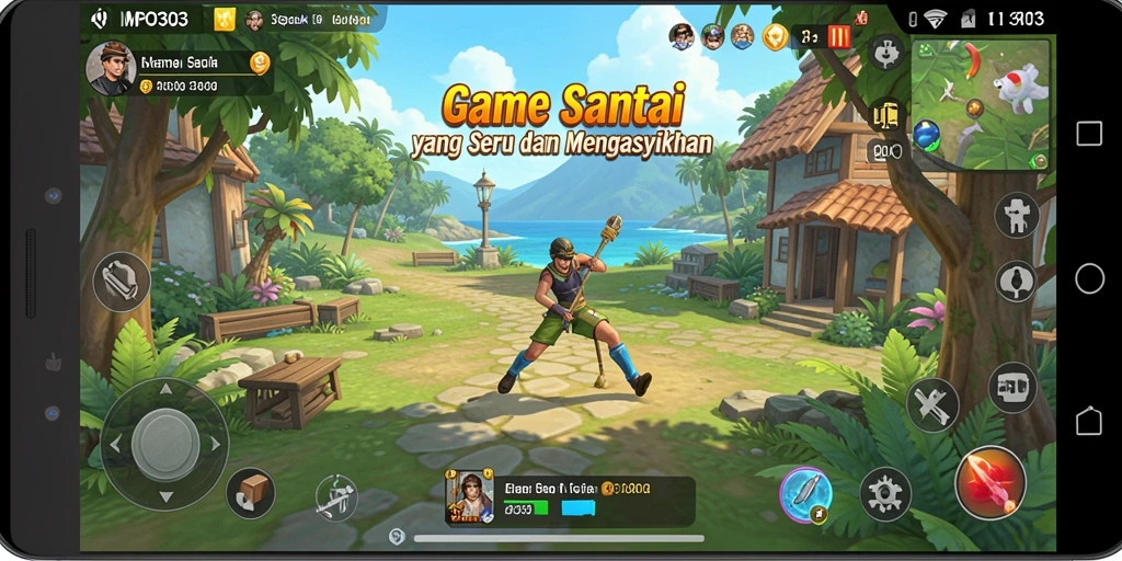 Screenshot MPO303 menampilkan gameplay seru dan penuh warna dari game Casual.