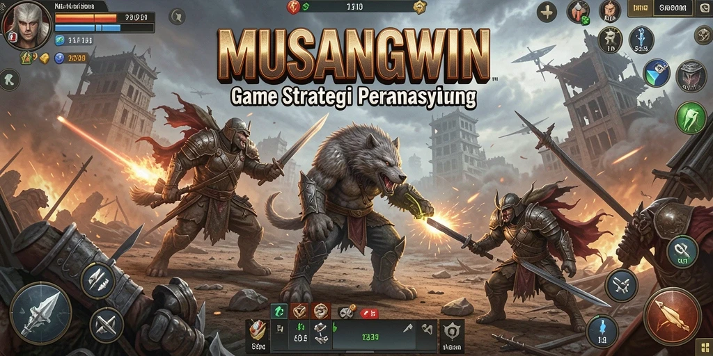 Tampilan gameplay seru dan interaktif dari MUSANGWIN.