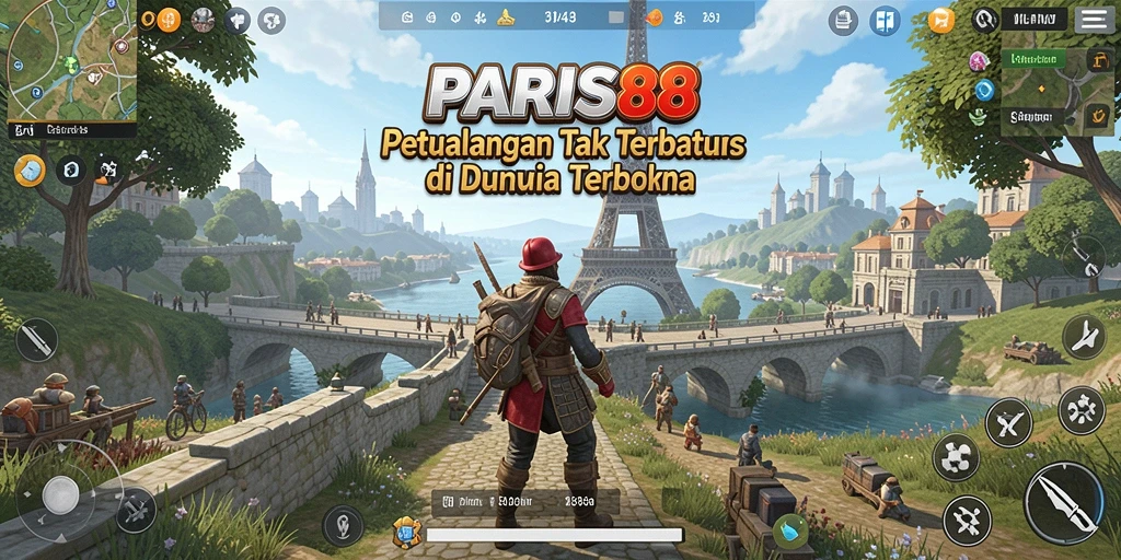 Tampilan gameplay menakjubkan di dunia terbuka PARIS88.