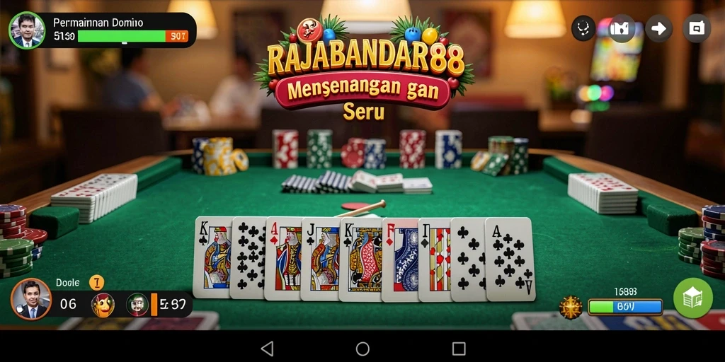 Tampilan gameplay menarik dari RAJABANDAR88 yang menyenangkan.