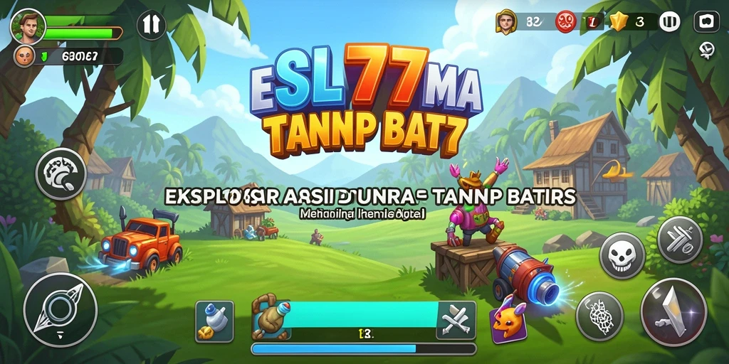 Screenshot gameplay SL777 menunjukkan petualangan di dunia terbuka yang luas.
