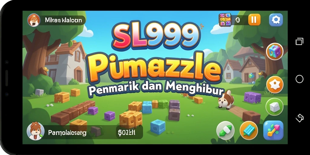 Screenshot gameplay SL999 dengan berbagai teka-teki yang mengasah otak.