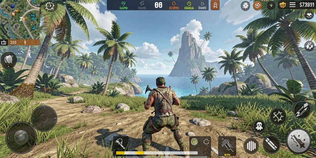 Tampilan gameplay menarik di ST789 dengan berbagai aktivitas simulation.
