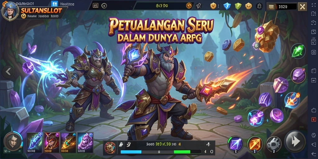 Tampilan seru dari gameplay SULTANSLOT yang menakjubkan.