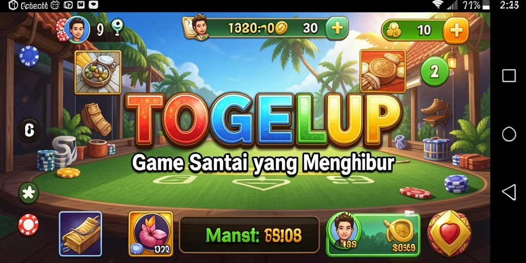 Gameplay seru dan menghibur dalam TOGELUP.