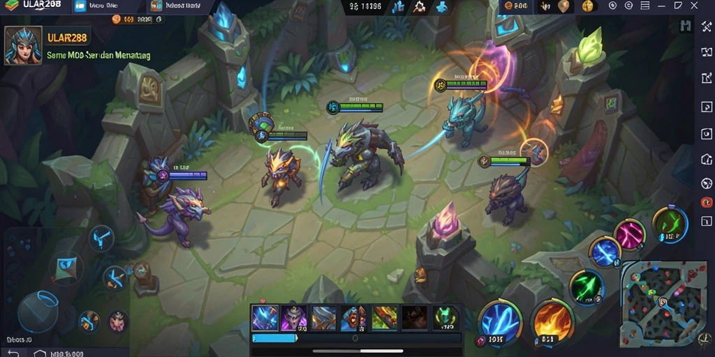 Tampilan gameplay ULAR288 yang seru dan penuh aksi.