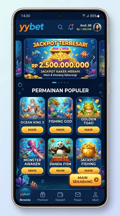 Fitur terbaru di aplikasi yybet yang sedang diunduh.